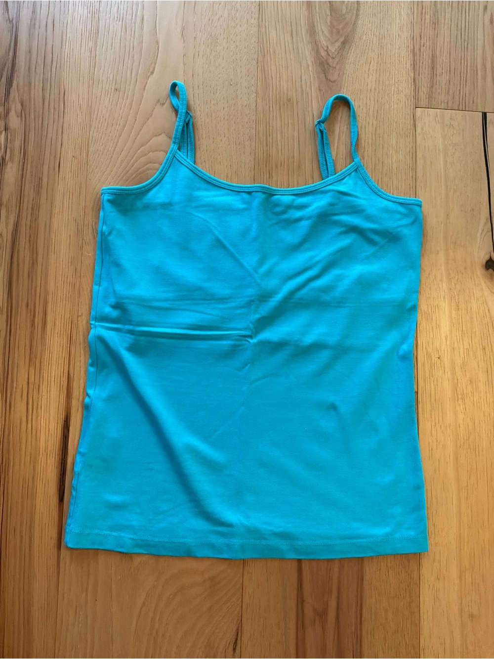 Tommy Bahama Turquoise Blue Spaghetti Strap Camisole, Size Small